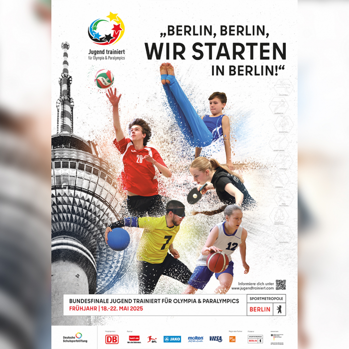 Plakat - Jugend trainiert f&uuml;r Olympia und Paralympics