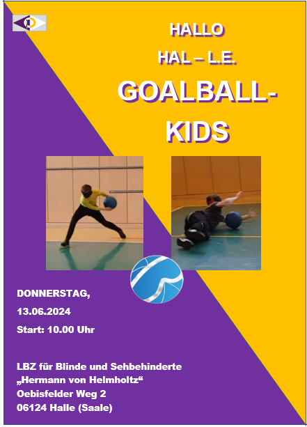 Poster Goalball-Turnier