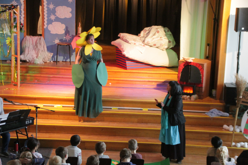 Ausschnitt vom M&auml;rchen "Die Bremer Stadtmusikanten"